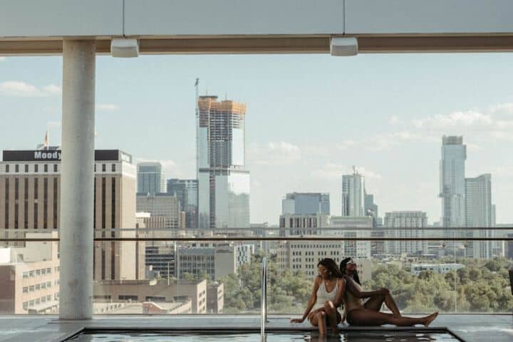 Rooftop pool