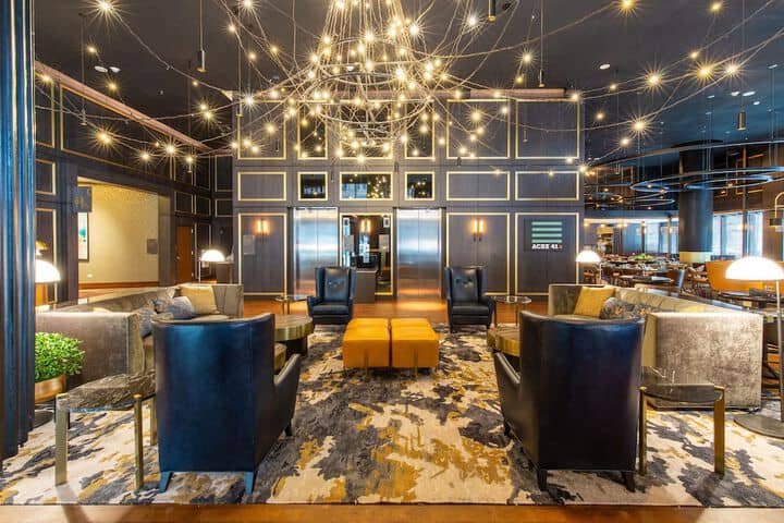 Lobby sitting area